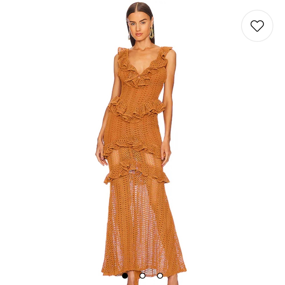 Revolve Karys Gown Rust - Small